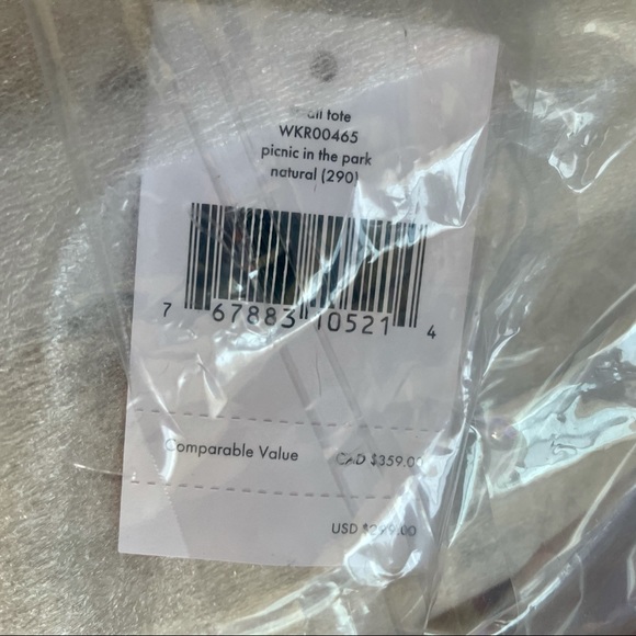 Kate Spade Picnic in the Park Small Tote NWT - Picture 8 of 9